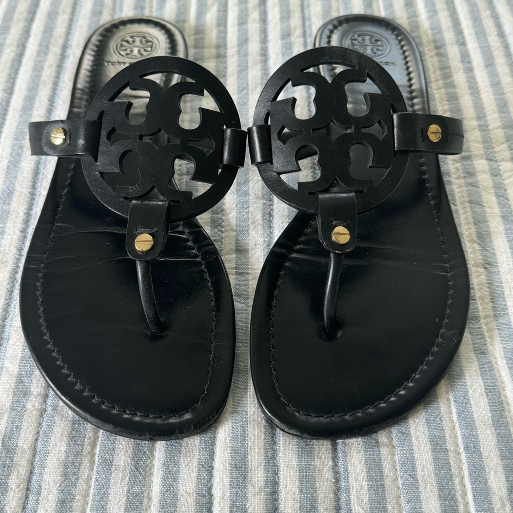 Tory Burch Miller Sandals Black